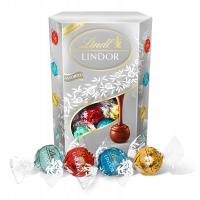 Lindt LINDOR 200g ASSORTED Praliny Mix Smaków biała, gorzka, mleczna 200g