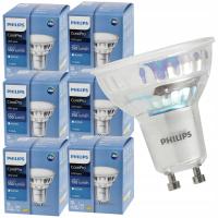 6x Żarówka LED GU10 PHILIPS 4,9W 550lm Barwa Neutralna 4000k Premium Zestaw