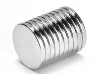 MAGNES NEODYMOWY SILNY WALCOWY 15x3 10 SZTUK KRĄŻEK OKRĄGŁY MOCNY