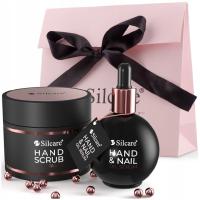 SILCARE ZESTAW DO PIELĘGNACJI DŁONI I PAZNOKCI OLEJOWE SERUM PEELING