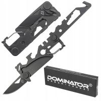 MULTITOOL NARZĘDZIE WIELOFUNKCYJNE EDC DOMINATOR POCKET BRELOK NÓŻ KARTA