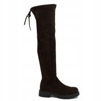 Butilla kozaki damskie za kolano słupek