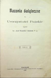 Kazania świąteczne na Uroczystości Pańskie