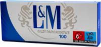Gilzy papierosowe L&M blue 100szt