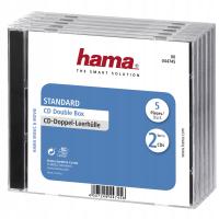 Podwójne pudełko okładka na płyty CD Hama 5szt.