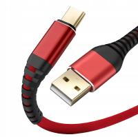 Kabel Koanni USB - USB typ C 2 m czerwony