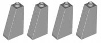 LEGO skos 1x2x3 j. szary LBG 4 szt. 4460 NOWY