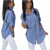 CASUALOWA PRZEWIEWNA BAWEŁNIANA KOSZULA LEAH! WZ.3