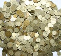 Монеты-Россия CCCP-микс-копейки 1961-1991-набор 1 кг килограмм монет