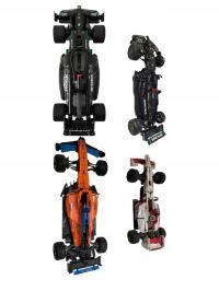 Zestaw 4 uchwytów ściennych do Lego f1 42141, 42171, 42165, 42000