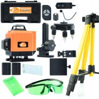 ROSFIX ПЕРЕКРЕСТНЫЙ ЛАЗЕРНЫЙ УРОВЕНЬ С ПОДДЕРЖКОЙ СКОСА ШТАТИВ ОЧКИ ЩИТ