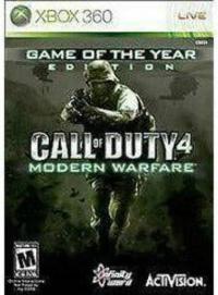 CALL OF DUTY 4 MODERN WARFARE XBOX 360 WERSJA CYFROWA Xbox 360 cyfrowa