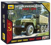 Zvezda 7417 1/100 Soviet Army Truck Ural 4320