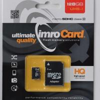 Karta Pamięci IMRO microSD 128GB 100MB/s UHS-1 HIGHSPEED z Adapterem