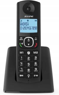 Telefon stacjonarny bezprzewodowy Alcatel F530 PL menu czarny