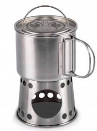 Kubek z podgrzewaczem Petromax Cooking Mug - stainless steel