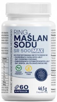RING Maślan Sodu SR 500 MAX JELITA kwas masłowy 60 kapsułek