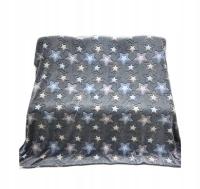 Kocyk świecący w ciemności gwiazdki 150 x 200cm wielokolorowy