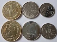 FINLANDIA zestaw 3 monet