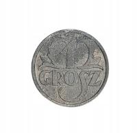 Старая монета коллекция1 Пенни 1939 цинк Польша
