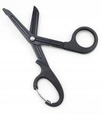 Nożyczki taktyczne EDC 18,5 cm- survival, outdoor, z karabińczykiem