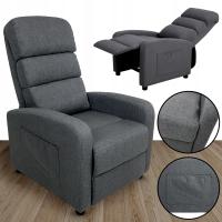 КРЕСЛО ДЛЯ ОТДЫХА ДЛЯ ПОЖИЛЫХ ЛЮДЕЙ ДИВАН ТВ CHILI II ТЕМНО-СЕРЫЙ