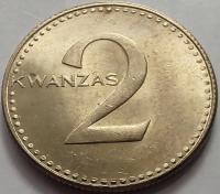 1452 - Angola 2 kwanza, ND (1977)