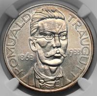 9017. Traugutt 10 złotych 1933 - NGC MS61 - MENNICZY