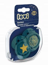 Lovi smoczek silikonowy dynamiczny Stardust 3-6m