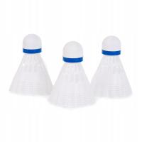 Lotki do badmintona Sunflex Nylon 3XW 3 szt. białe