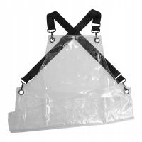 FARTUCH OPATRUNEK DO WŁOSÓW PRZEZROCZYSTY FRYZJER SALON OLEJOODPORNY