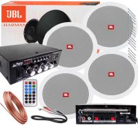 4 × Набор потолочных динамиков Lechpol крышка динамика белый