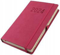 Календарь 2024 книжный ластик A5 ежедневный розовый