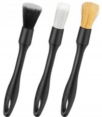 Набор чистящих щеток для детализации 3 типа