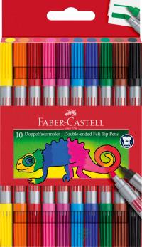 Двусторонние фломастеры Faber-Castell 10 цветов