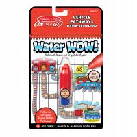 Water Wow! Kolorowanka wodna - ścieżki pojazdów
