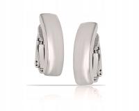 Klipsy Małe Srebrne Klasyczne na Każdą Okazję Lekkie na Prezent Colibra