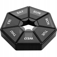 Organizer Na Leki PPB-201 Kasetka Pojemnik Na Tabletki na 7 dni D 8 cm