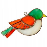 Ptak kraska rudzik Ptaki na choinkę Wiszące ptaki Ręcznie robione ptaki