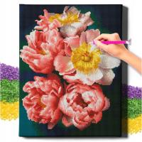 DIAMOND PAINTING 5D z RAMĄ Haft Diamentowy Duży Motyl Mozaika 40x50 Oh Art!