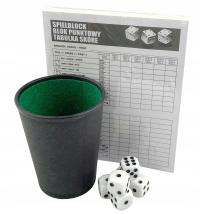 Набор кубиков для игры в кости 6 шт. блоки для игры в кости 100ark