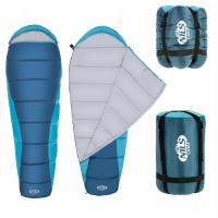 Śpiwór Turystyczny Nils Camp NC2012 - Szaro-Niebieski