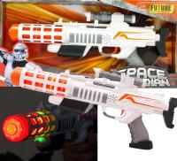 Космическая винтовка лазерный пистолет со звуком и световыми эффектами 44 см