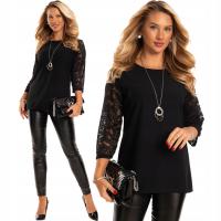 Mabaje блузка рукав 3/4 классический дизайн