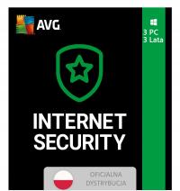 AVG Antywirus AVG Internet Security 2024 3 st. / 36 miesięcy ESD