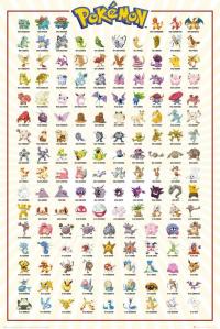 POKEMON - KANTO 151 - POSTER (91.5X61)