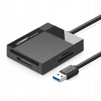 UGREEN ADAPTER CZYTNIK KART SD MicroSD CF TF MS DO 256GB USB 3.0 Plug&Play