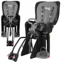 ВЕЛОСИПЕДНОЕ СИДЕНЬЕ ДО 22 КГ РЕГУЛИРУЕМОЕ ДЛЯ ВЕЛОСИПЕДА РАМА БАГАЖНИК ВСТАВКА РЕМНИ