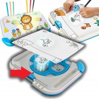 PROJEKTOR DO NAUKI RYSOWANIA LED – RZUTNIK DLA DZIECI TABLICA PODŚWIETLANA