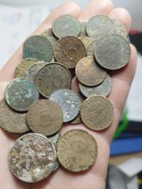 33 Pfennigi Fenigi Różne nominały III Rzesza ZESTAW x 33